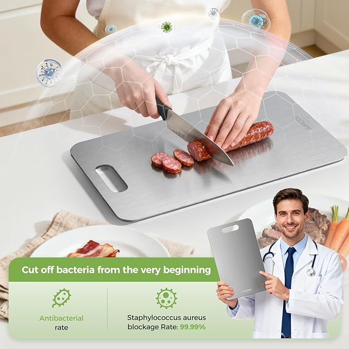 Titanium Cutting Board, 100% Pure Titanium Cutting Boards - Image 5