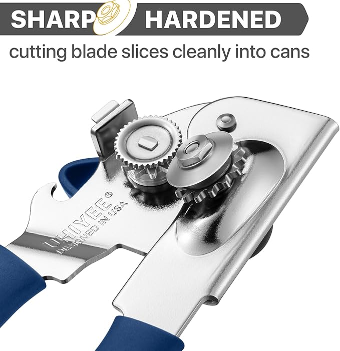 Can Opener Manual Heavy Duty, UHIYEE Hand Held Can Openers - Image 3