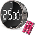Digital Kitchen Timer, Large Display Magnetic Countdown Countup Timer, 3 Preset by SmartTimingforEveryMoment