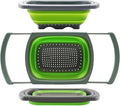 Qimh Colander collapsible, Colander Strainer Over The Sink Vegetable Fruit by Qimh