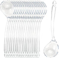 Large Plastic Serving Spoons, Disposable Heavy Duty Serving Spoons, Long Handle by OULIGET