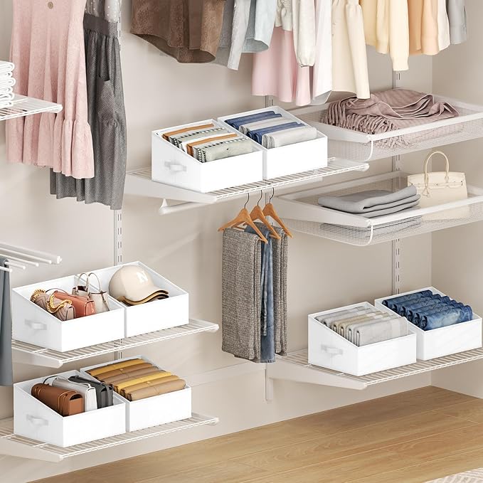 DIMJ Closet Storage Bins 12 Pack - Image 3