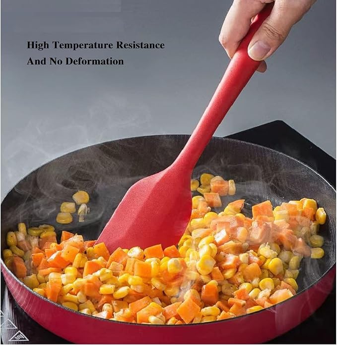 8 Pieces Silicone Spatulas, 8.5 inch Non-stick - Image 5