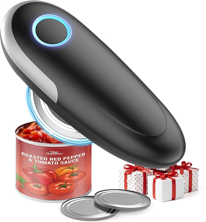 Electric Can Opener, One-Touch Automatic Can Opener by Himviod