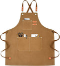 OUNLEN Chef Apron for Men Women Canvas Aprons by OUNLENAPRON