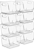 Sorbus Stackable Storage Bins Open Front, Pantry Bins by Sorbus