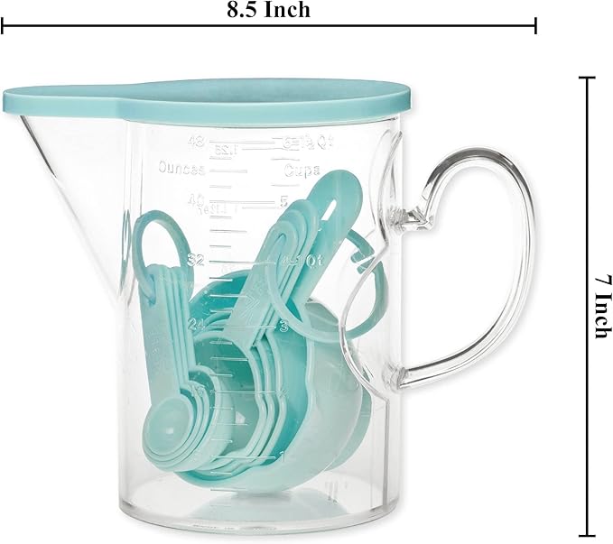 Measuring Cups and Measuring Spoons Set of 10 Pieces, Supreme Housewares - Image 2