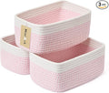 MiniArk Small Storage Baskets for Organizing | Closet Organizer Bins | Shelf by MiniArkStorageBasketsHome