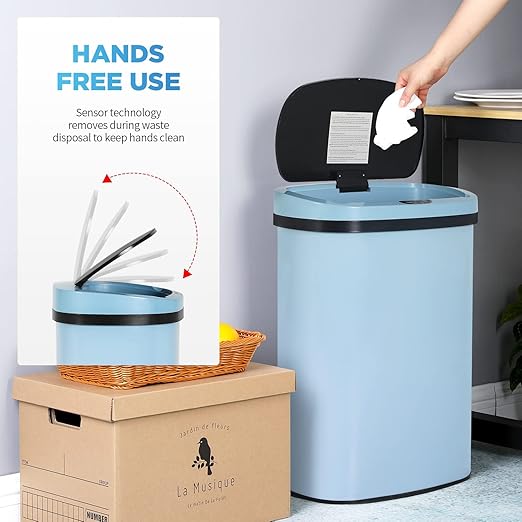 13 Gallon 50 Liter Garbage Can Kitchen Trash Can - Image 2