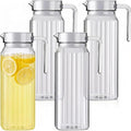 Didaey 4 Pcs Acrylic Water Pitcher by Didaey