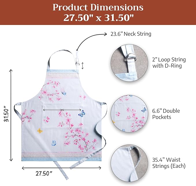 Maison d' Hermine 100% Cotton Apron - Image 7
