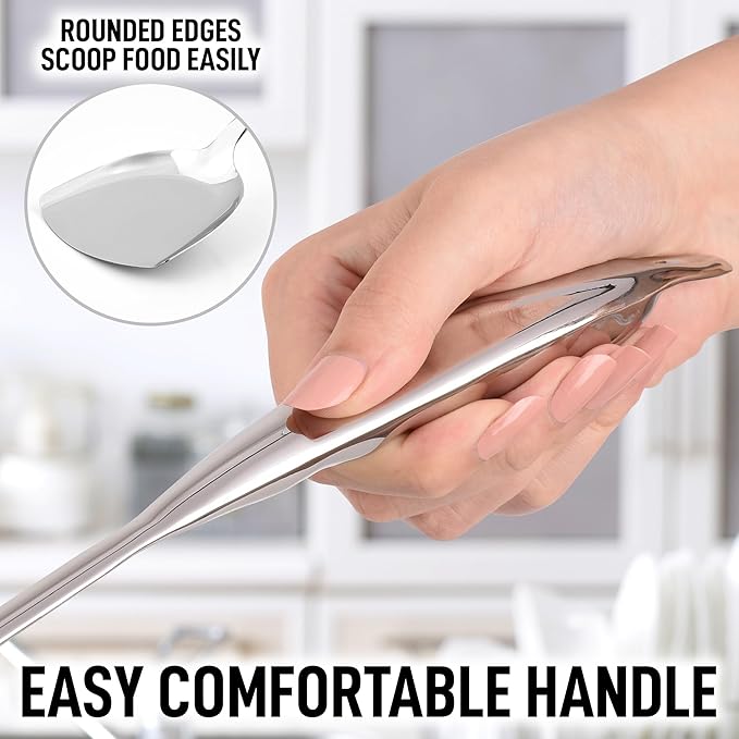 Zulay Kitchen Stainless Steel Wok Spatula - Image 6