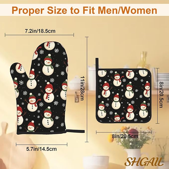 Oven Mitts and Hot Pads Set - Image 3