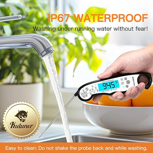 KULUNER TP-01 Waterproof Digital Instant Read Meat Thermometer - Image 6