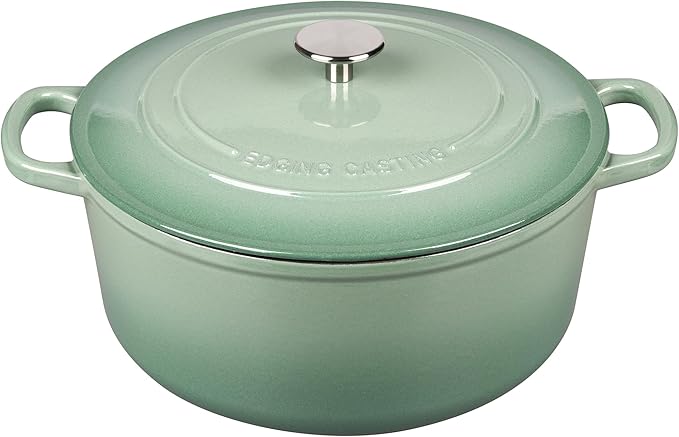 EDGING CASTING Enameled Dutch Ovens Cast Iron Dutch Oven Pot by EDGINGCOOKWARE