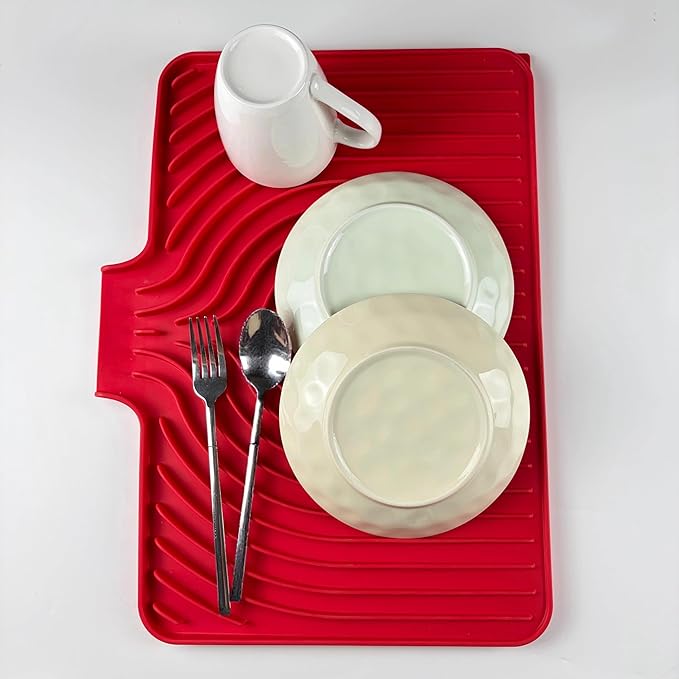 Dish Drying Mat for Kitchen Counter, - Image 3