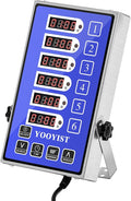 Precision Kitchen Timers for Cooking – 6 Channel Commercial Kitchen Timer by YOOYIST