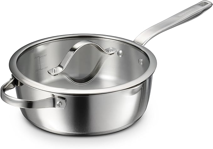 Tramontina Tempo Tri-Ply Base Stainless Steel 3.5-Quart Saute Pan by Tramontina