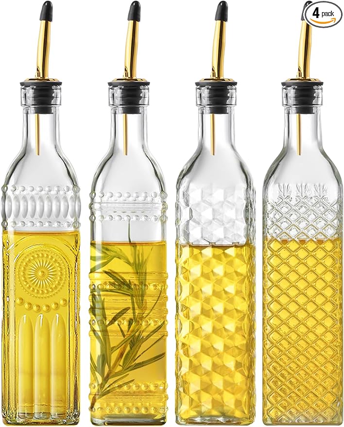 4 Pcs Olive Oil Dispenser Bottle by Ruiao