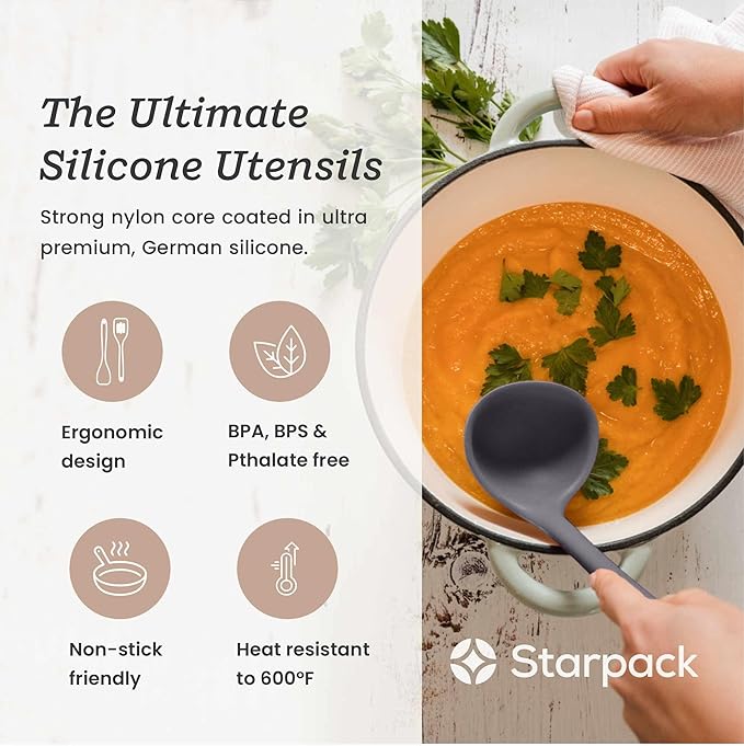 Starpack 'Stir & Serve' Silicone Cooking Utensils Set - Image 2