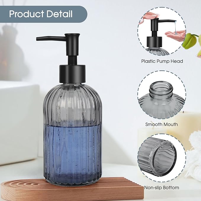 Topsky Glass Soap Dispenser - Image 3