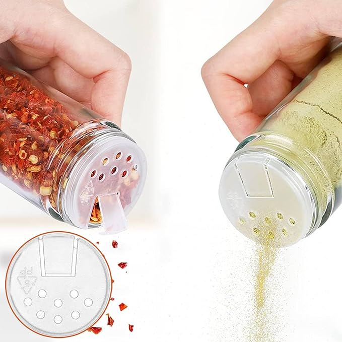 Glass Spice Jars with Label - Image 3