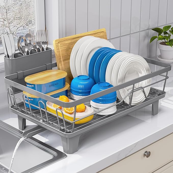 Urackify Dish Drying Rack for Kitchen Counter, Sink Dish Rack - Image 7