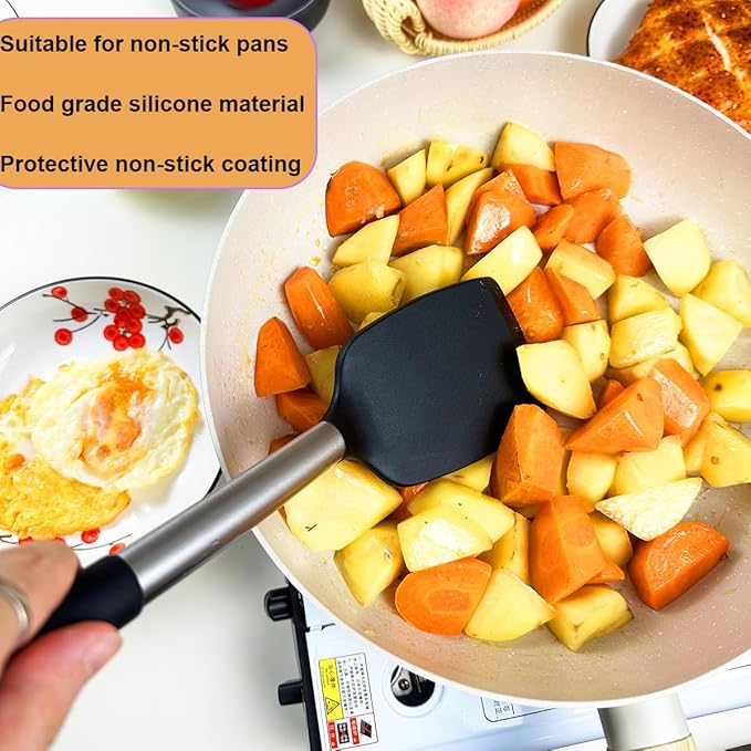 KLAQQED Spatula Set Silicone Heat Resistant - Image 4