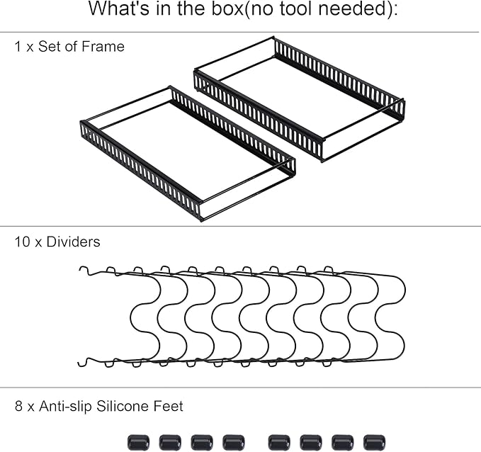 Toplife Pots and Pans Organizer Rack - Image 6