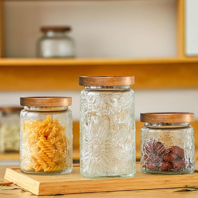 Adodeen 24oz Vintage Glass Jar - Image 3