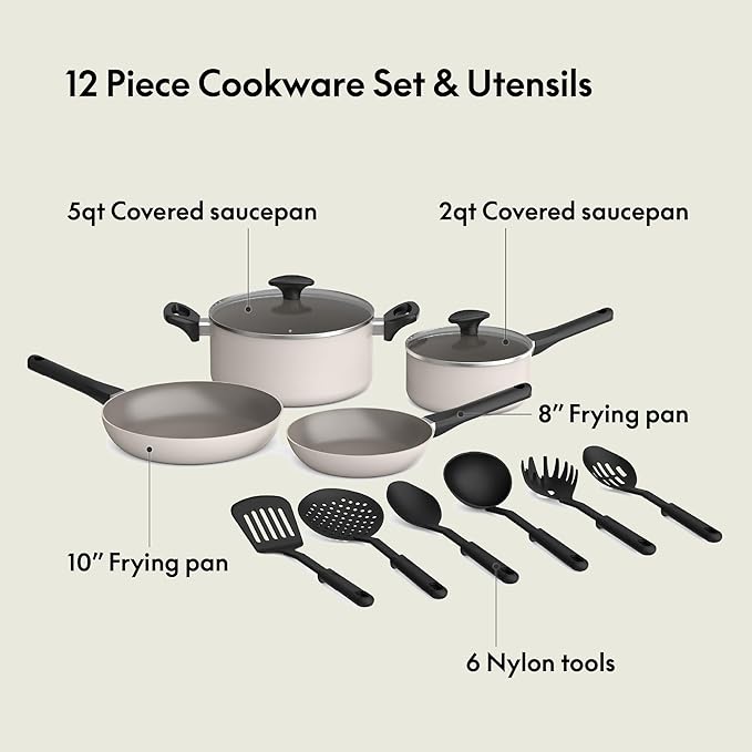 bella 12 Piece Cookware Set - Image 3
