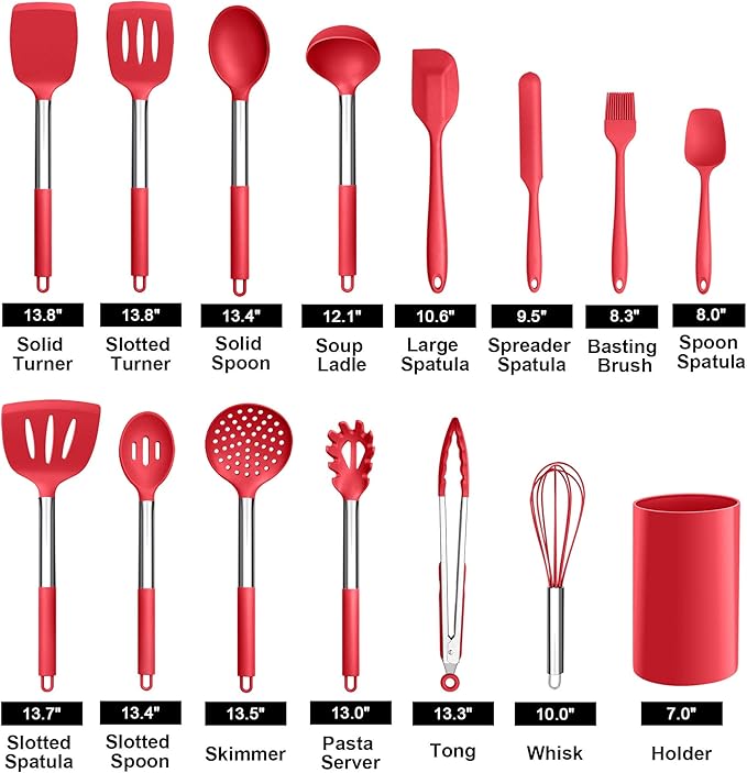 LIANYU 15-Piece Cooking Kitchen Utensils Set - Image 2