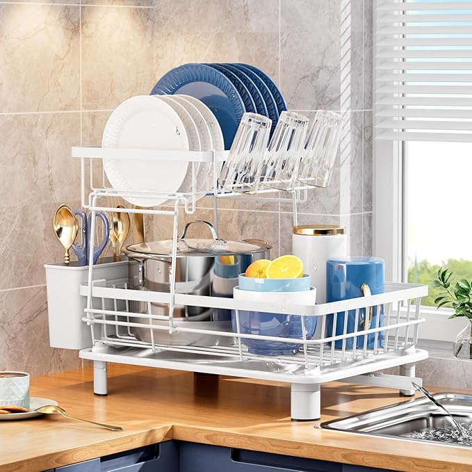 GAOKASE Dish Drying Rack, Stainless Steel-Dish Rack, Dish Racks by GAOKASE