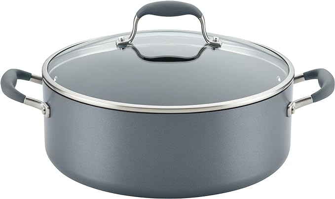 Anolon Advanced Home Hard-Anodized Nonstick Wide Stock Pot/Stockpot by Anolon