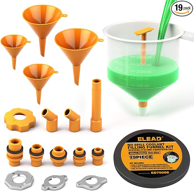 ELEAD No-Spill Coolant Funnel Kit by ELEAD