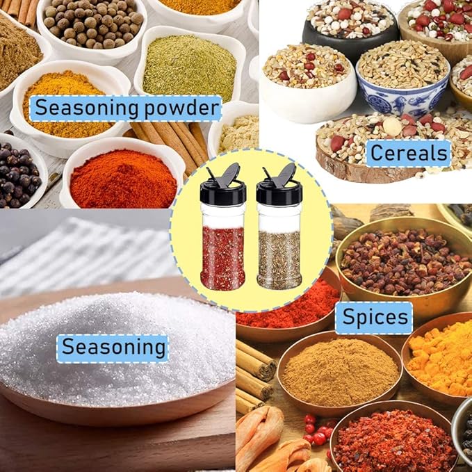 16 PCS 3.5oz Plastic Seasoning Containers - Image 5