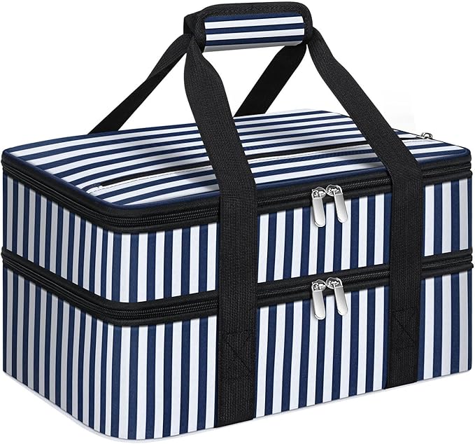 Double Insulated Casserole Carrier, Portable Casserole Carrier by MIAOJIE