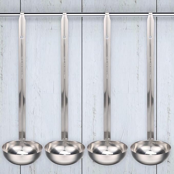 Cunhill 5 Pcs Soup Ladles Stainless Steel Serving Ladles - Image 5
