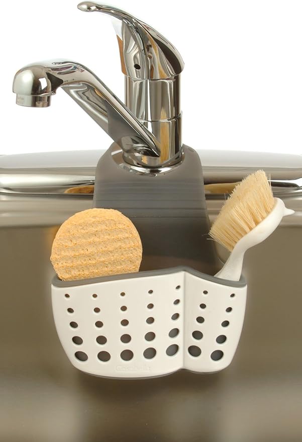 Casabella Sink Sider Faucet Caddy Sponge Holder - Image 2