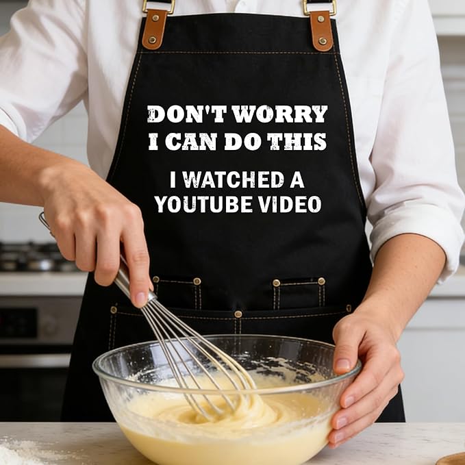 Baking Apron for Men Women, Funny Apron Baking Gifts - Image 6