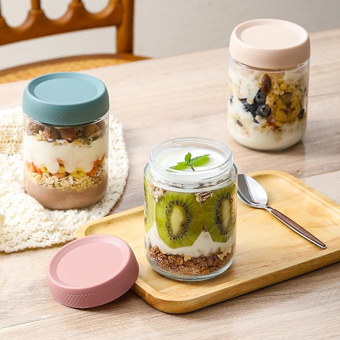 NETANY 6-pack 16 oz Overnight Oats Containers - Image 6