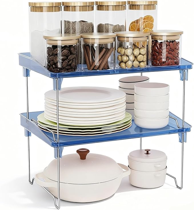 STARLATTA Acrylic Cabinet Organizer Shelf, Spice Rack, Countertop Organizers by STARLATTA