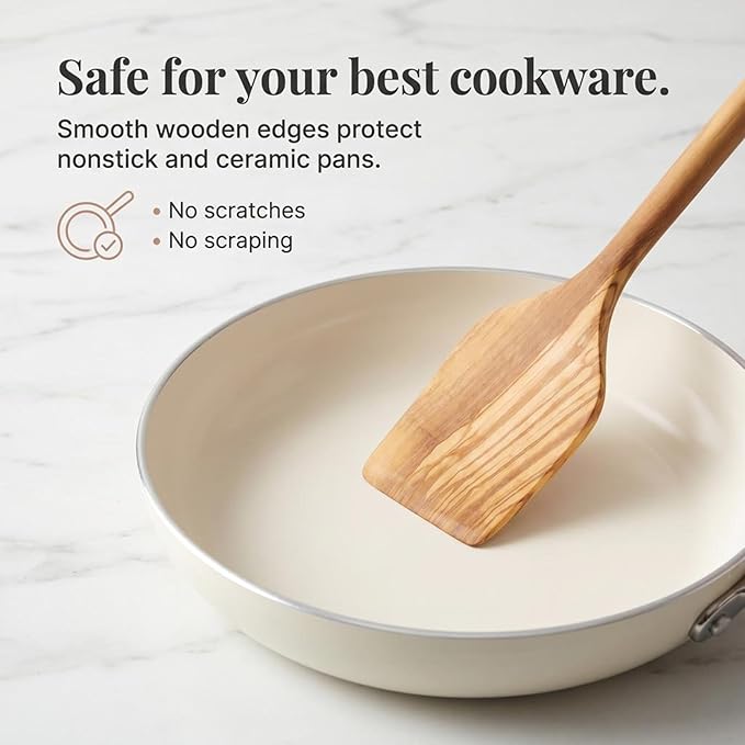 Salt & York 5-piece Olive Wooden Kitchen Utensil Set - Image 2