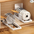 Mustorn 2 Pack Pots and Pans Organizer Under Cabinet, 21.6" Deep Pull Out Pot by MUSTORN