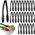 Tessco for you 25 Pcs Plastic Tongs for Serving Bulk, 9 Inch Plastic Disposable by Tessco