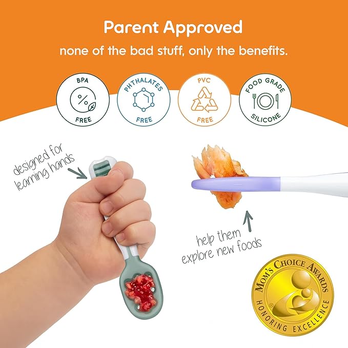 NumNum Baby Spoons Set, Baby Essentials Pre-Spoon GOOtensils - Image 6