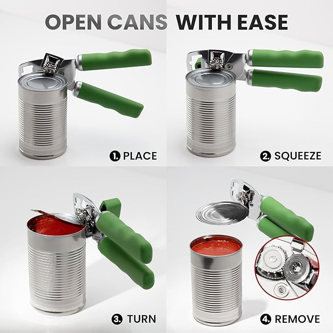 Zulay Kitchen Heavy Duty Stainless Steel Can Opener Manual - Image 6