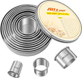 ALLTOP 12 Pcs Round Biscuit Cutter by ALLTOP