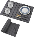 Large Stone Dish Drying Mats for Kitchen Counter, Drying Collapsible Dish by tdcokhe