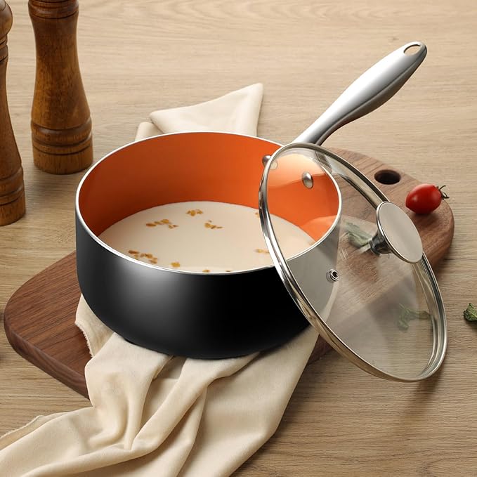 MICHELANGELO 1 Quart Saucepan - Image 6